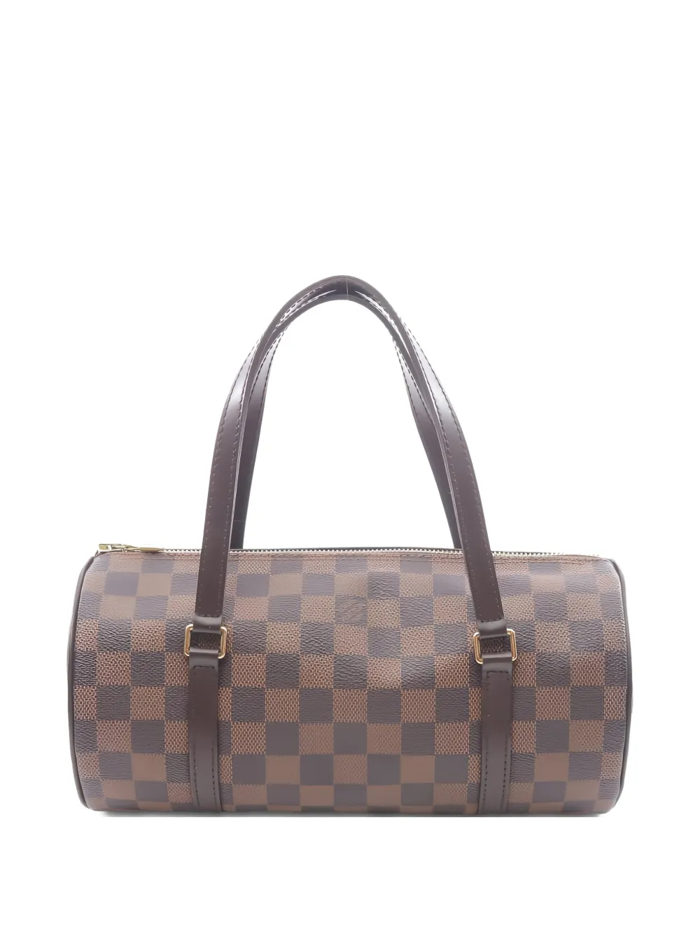 Louis Vuitton Pre-Owned 2006 26 Papillon Damier Ebene cylinder tote bag - Marrone