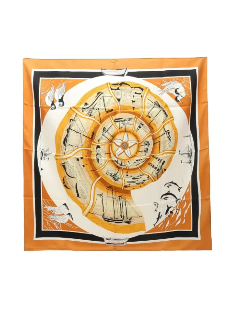 Hermès Pre-Owned 2010s printed silk scarf