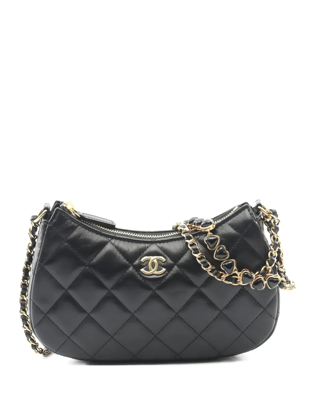 CHANEL Pre-Owned 2020s quilted chain shoulder bag - Nero