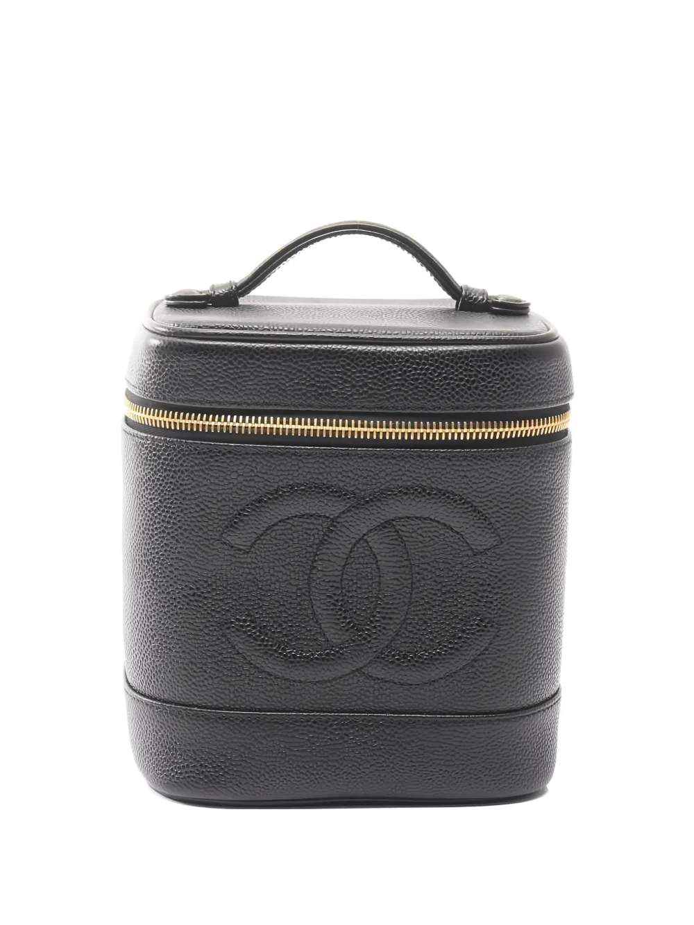 CHANEL Pre-Owned 2000-2002 coco mark Handbag vanity bag - Nero