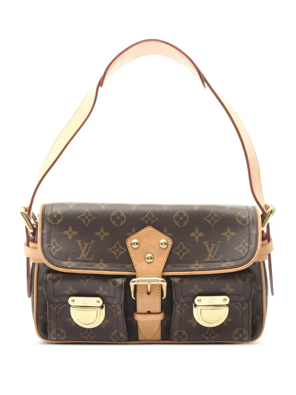 Louis Vuitton Pre-Owned 2005 PM Hudson monogram shoulder bag - Marrone