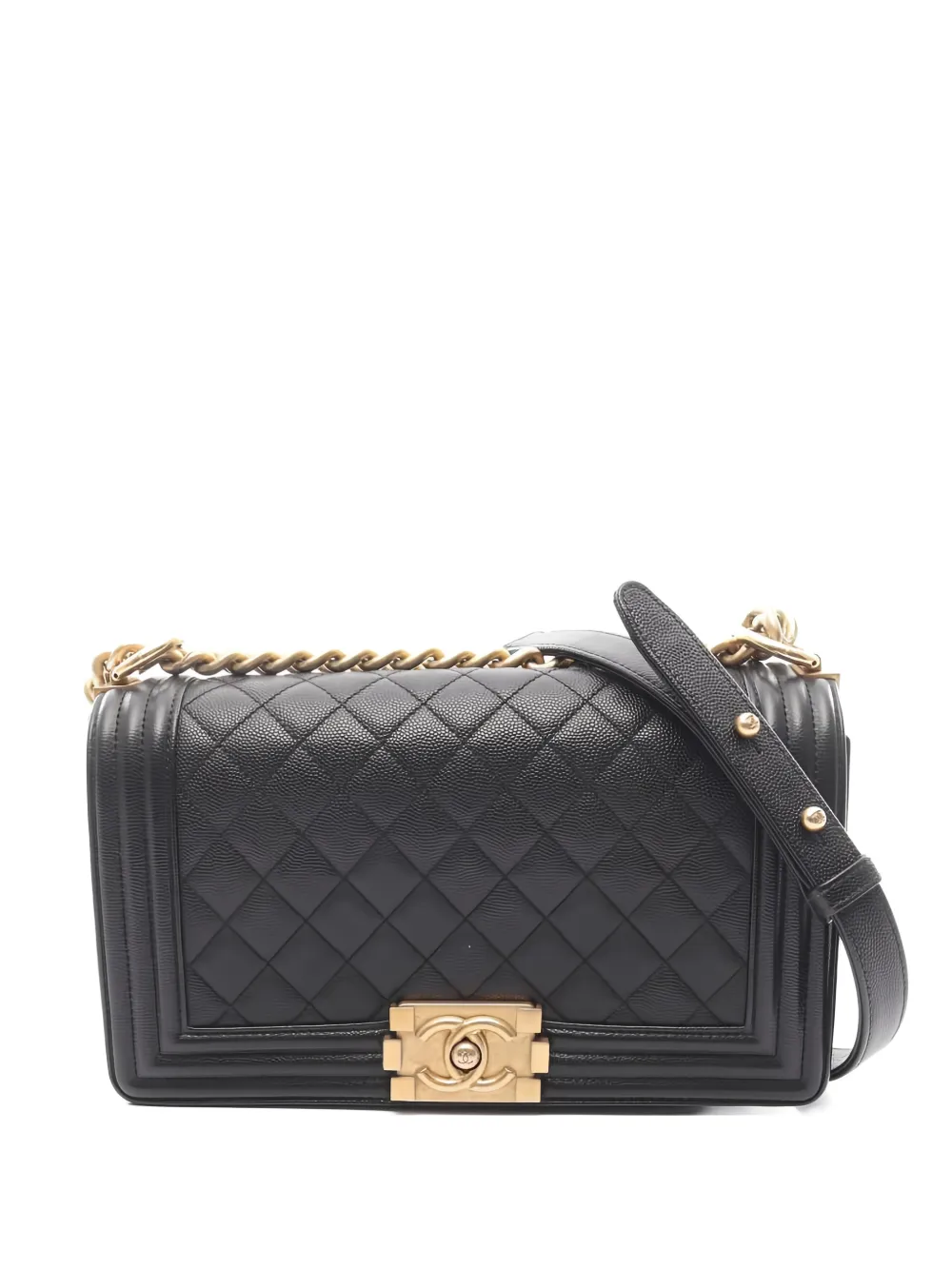 CHANEL Pre-Owned 2019 chain quilted shoulder bag - Nero