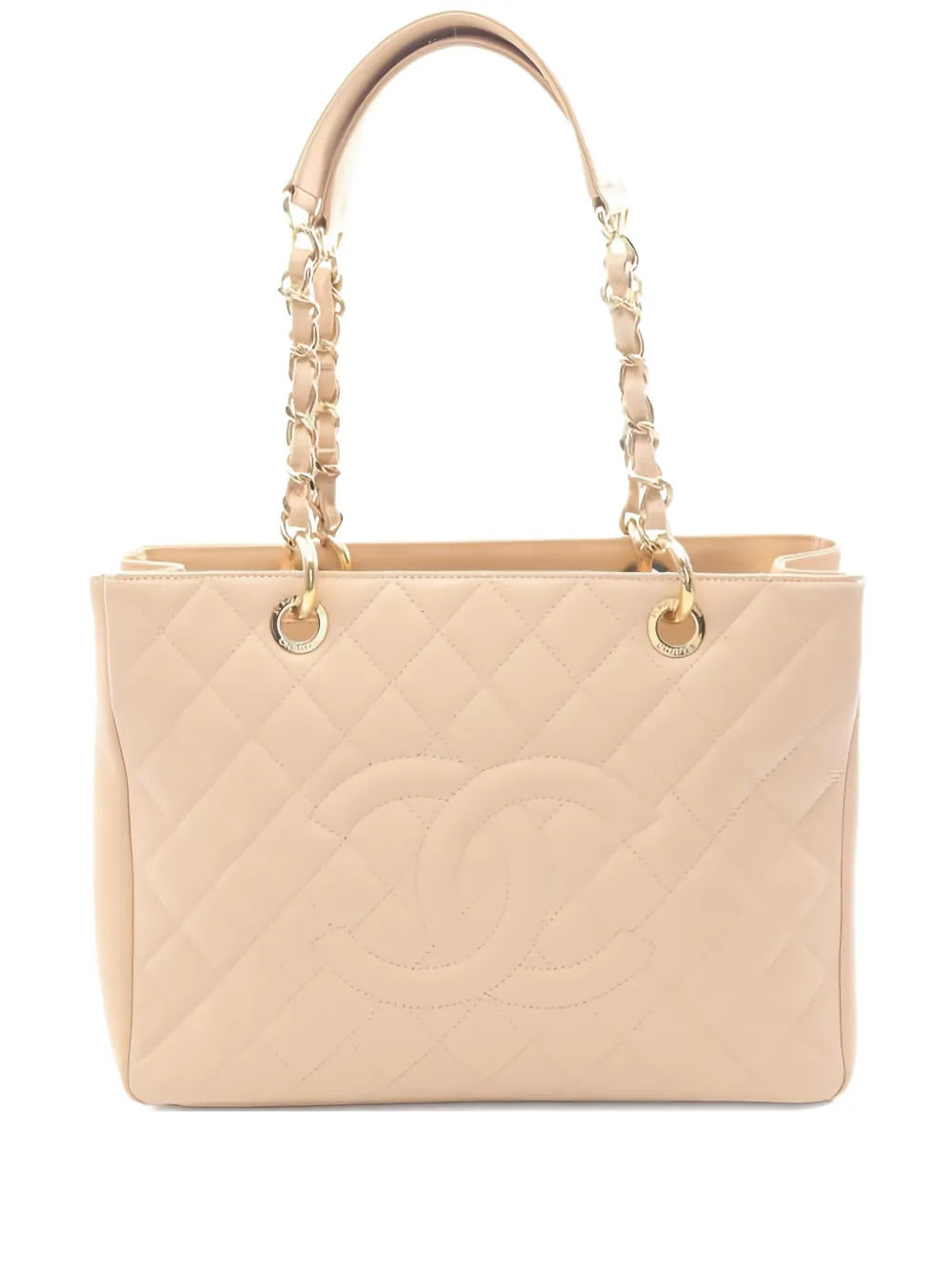 CHANEL Pre-Owned 2012 Matelasse Grand Shopping GST shoulder bag - Toni neutri