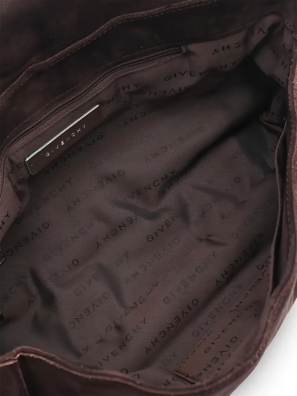  Givenchy Pre-owned 2000s 4g Suede Shoulder Bag - Brown 