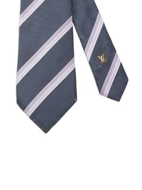 Louis Vuitton Pre-Owned 2000s striped-pattern tie