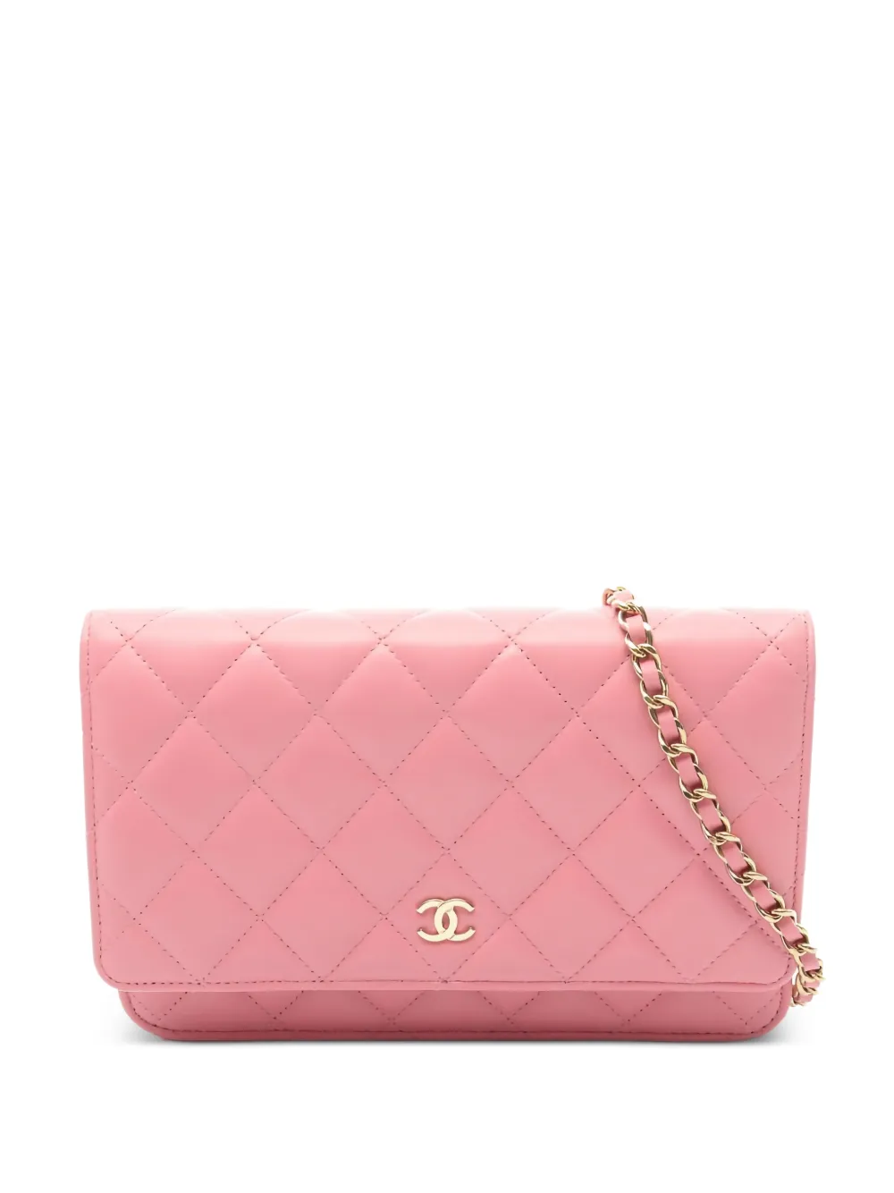 CHANEL Pre-Owned 2020s matelassé cross body bag - Rosa