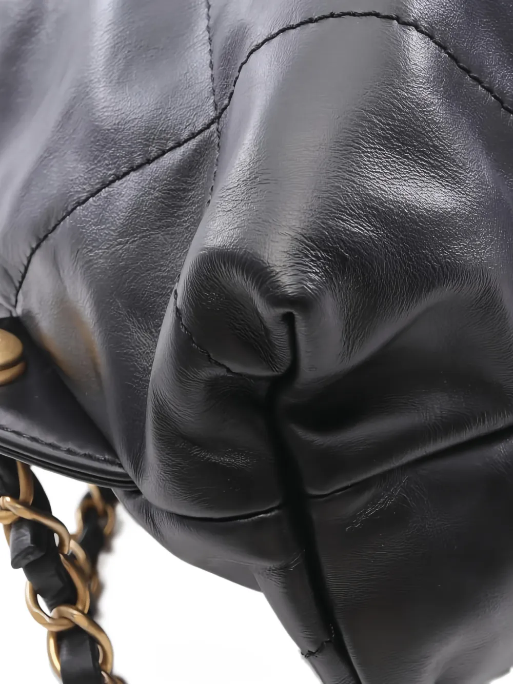 2020s Quilted Leather Backpack