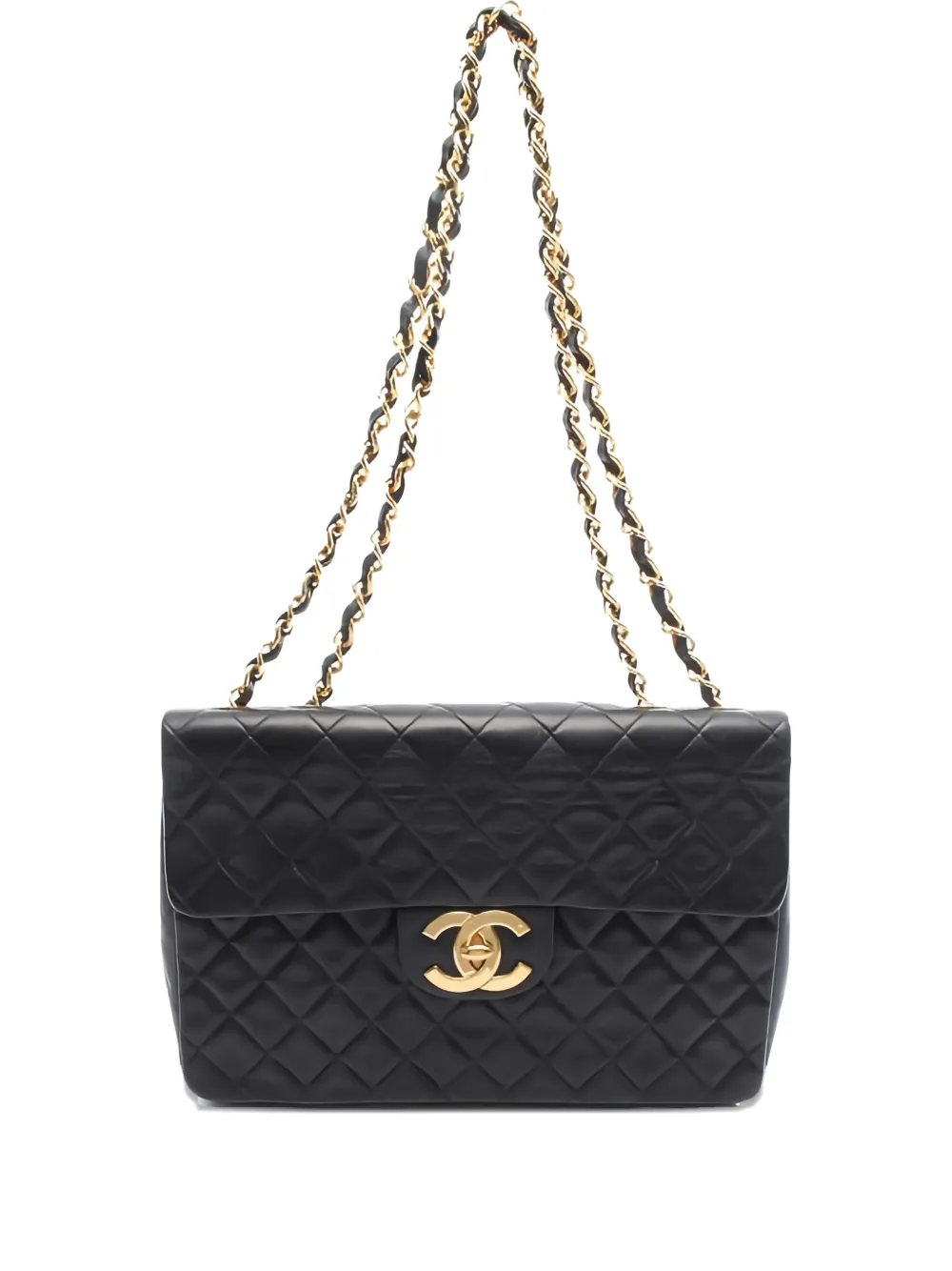 CHANEL Pre-Owned 1991-1994 quilted chain shoulder bag - Schwarz