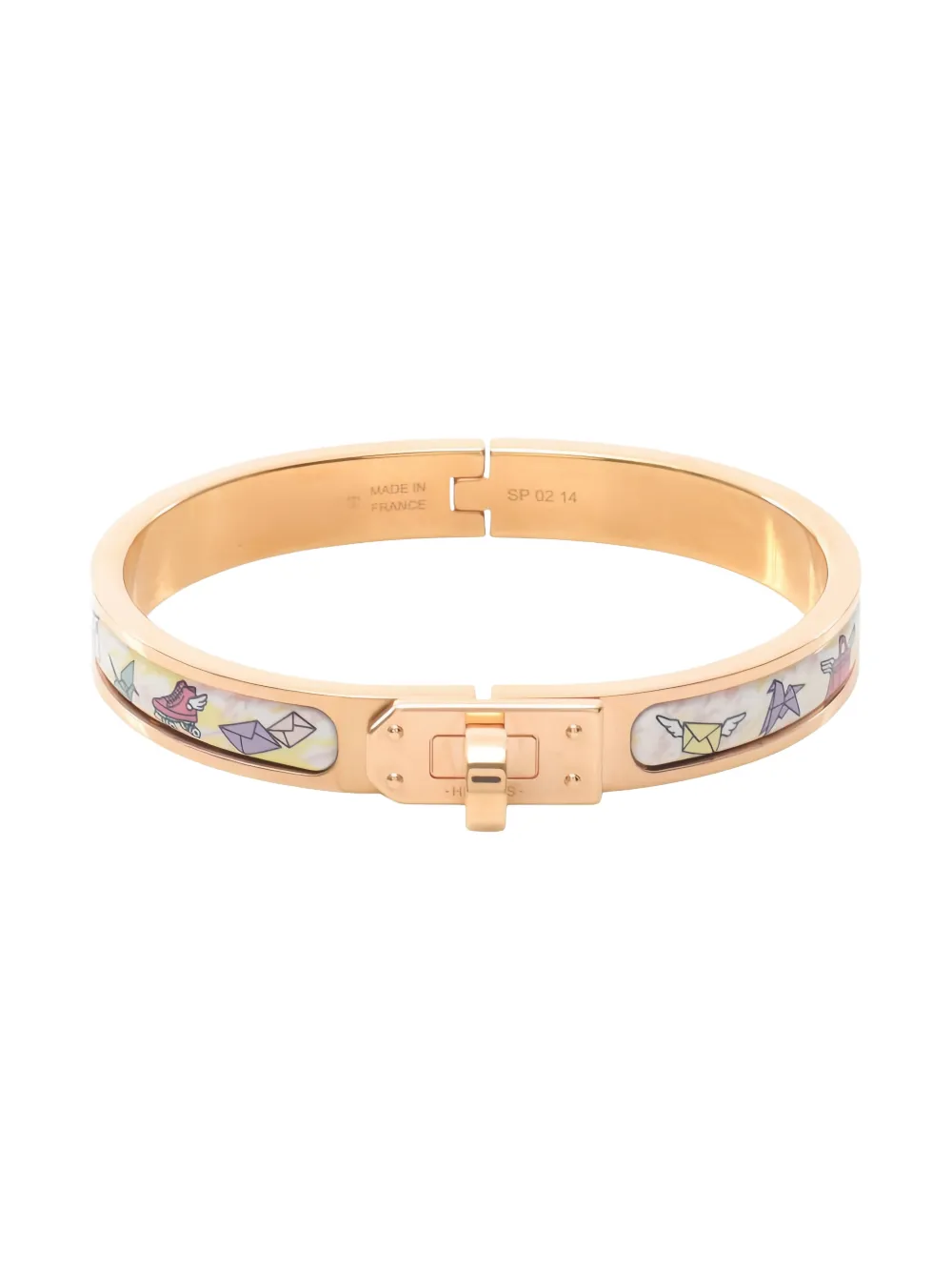 Hermès Pre-Owned mini Clic Kelly bangle - Oro