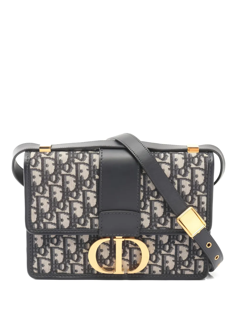 Christian Dior Pre-Owned 30 Montaigne jacquard chain shoulder bag - Toni neutri
