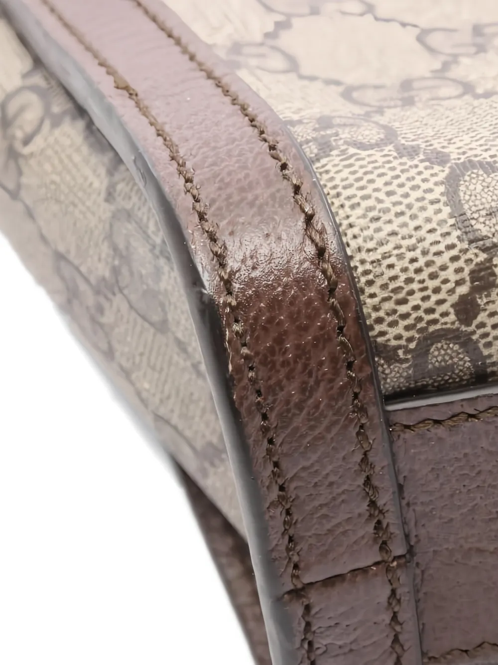 Gucci Pre-owned 2010s GG Supreme Leather Tote Bag in Neutrals, view 5
