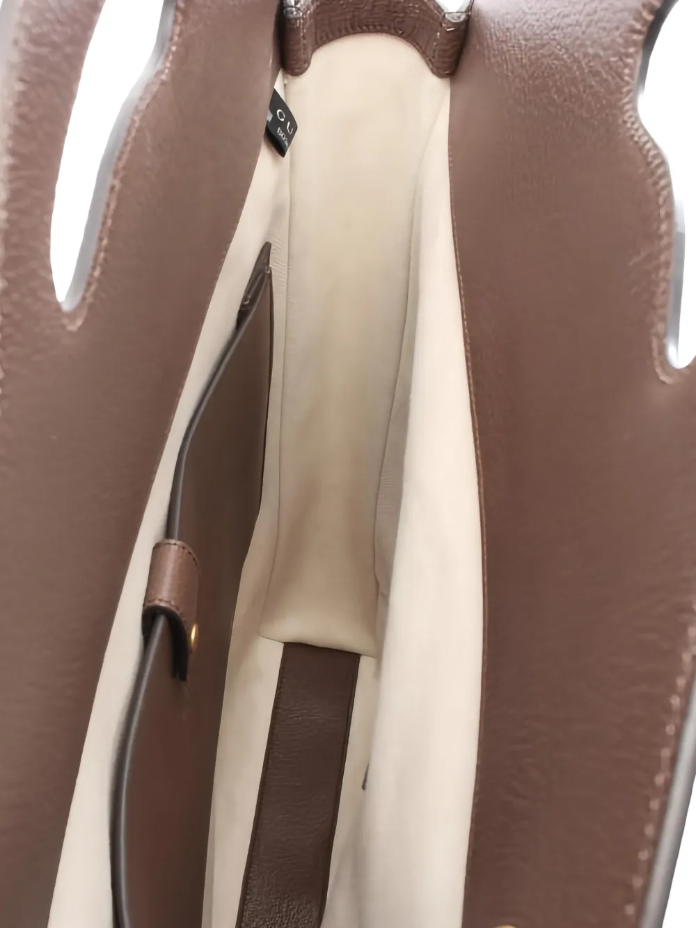 Gucci Pre-owned 2010s GG Supreme Leather Tote Bag in Neutrals, view 3