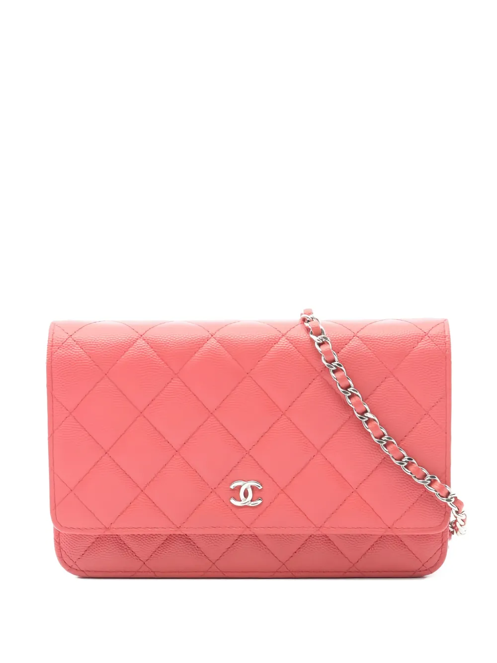 CHANEL Pre-Owned 2017-2018 chain mini bag - Rosa