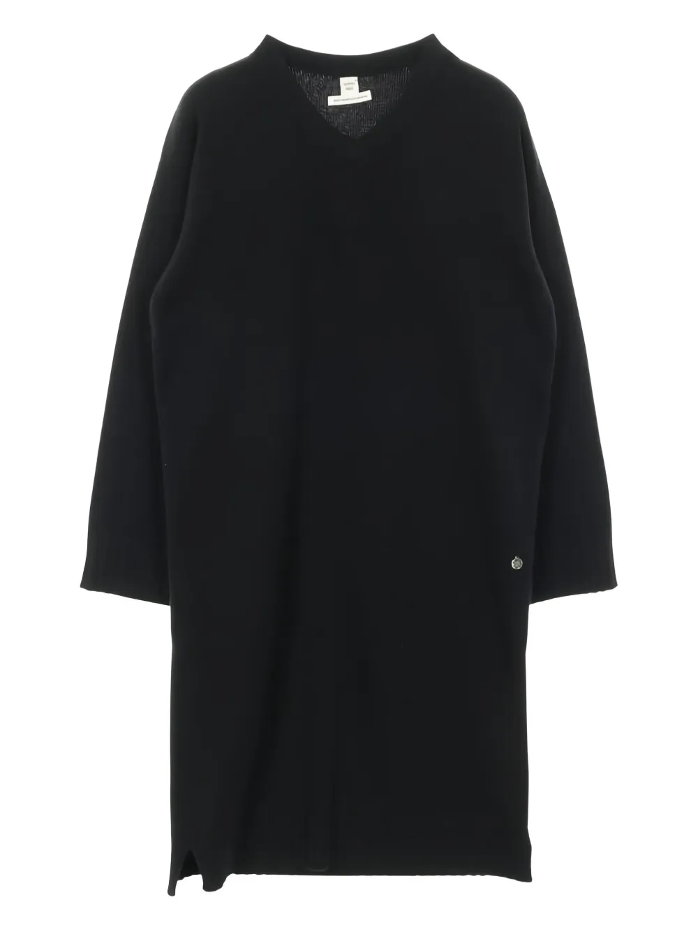 Hermès Pre-Owned 2010 Minikleid mit V-Ausschnitt - Schwarz