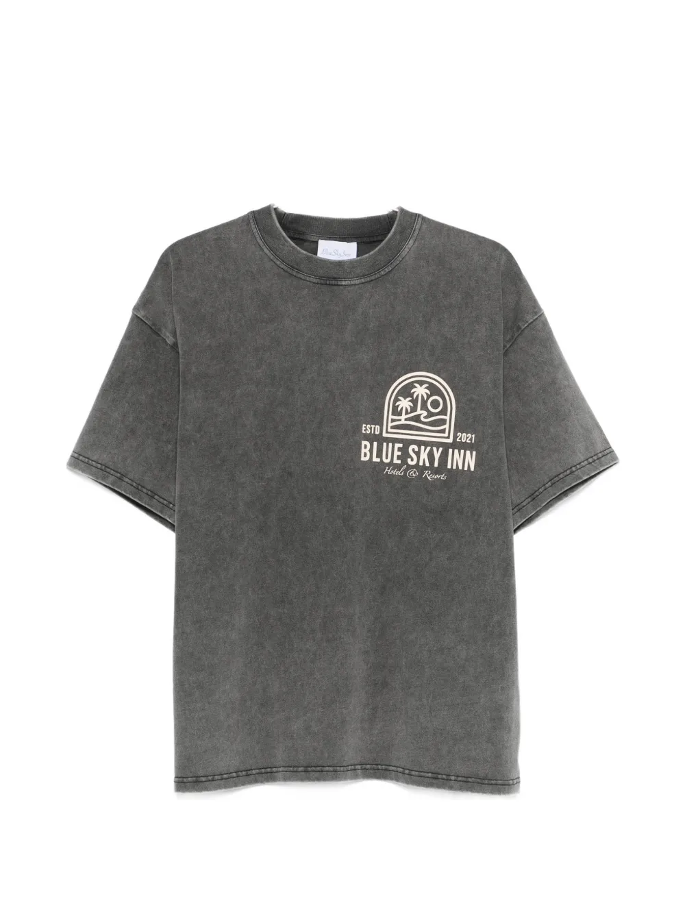 BLUE SKY INN resort logo T-shirt - Grigio