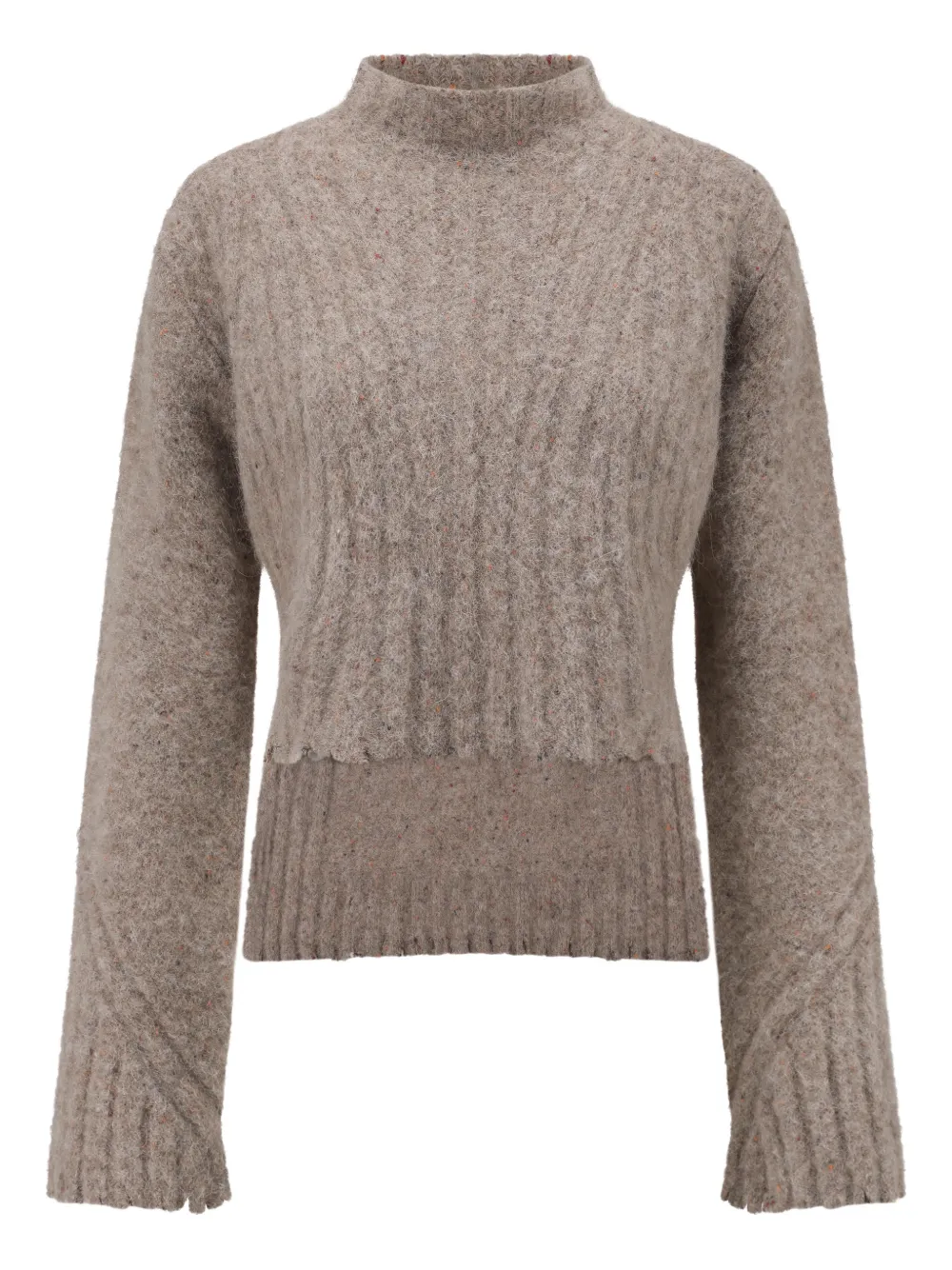 Oude Waag Textured Sweater In Neutral