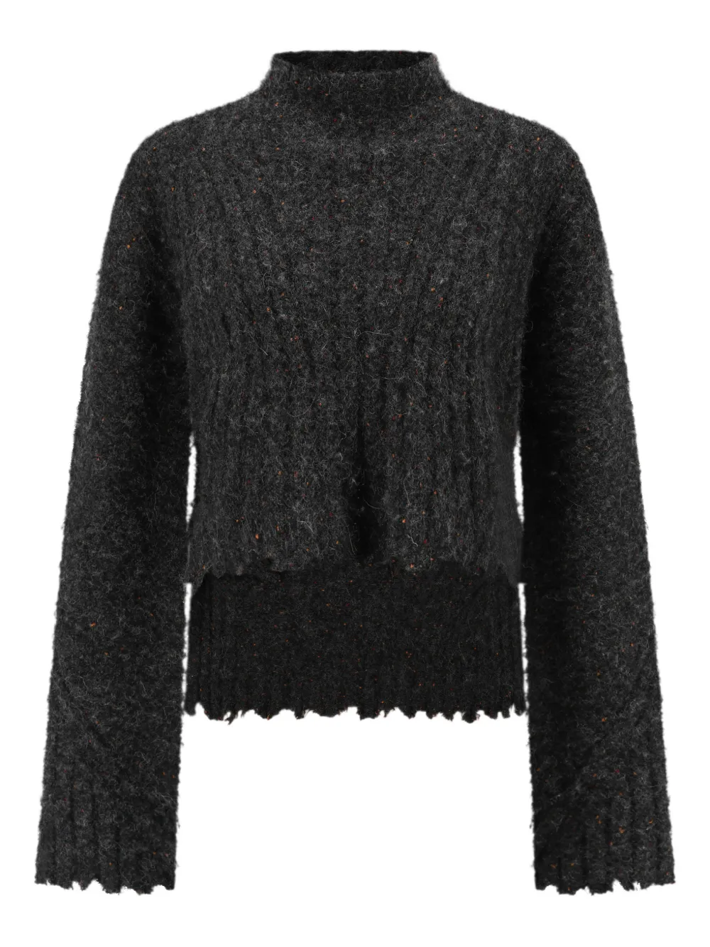 Oude Waag Textured Sweater In Gray