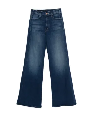 MOTHER Lil Doozy Fray Jeans | Blue | FARFETCH