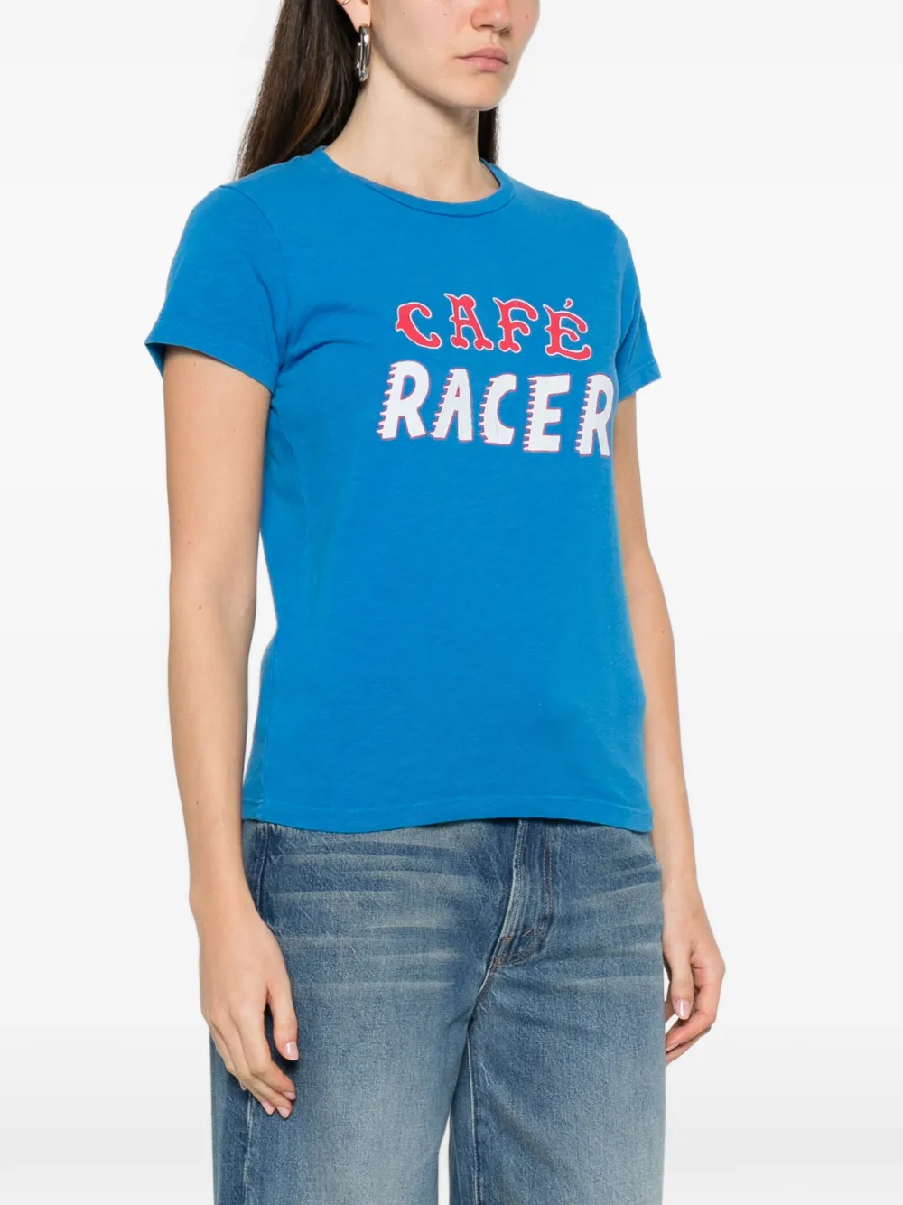  Mother Sinful Short-sleeve T-shirt - Blue 