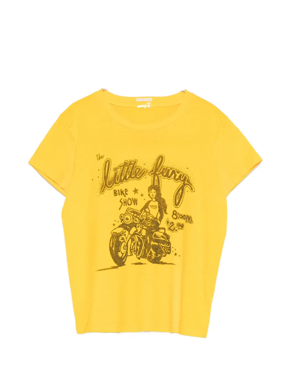 MOTHER print-detail T-shirt - Giallo