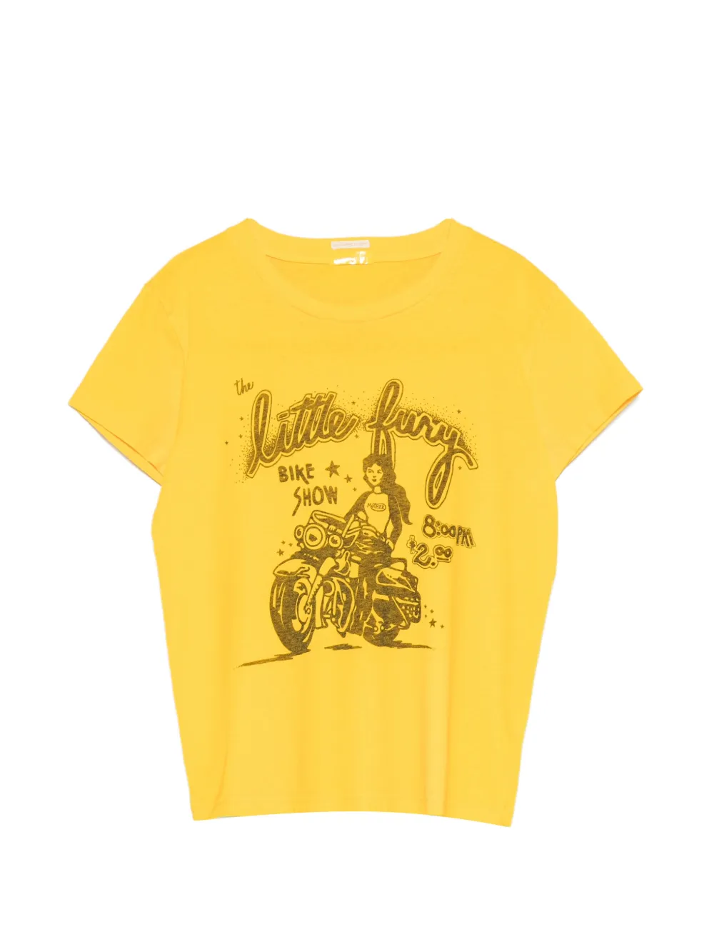 MOTHER print-detail T-shirt - Giallo