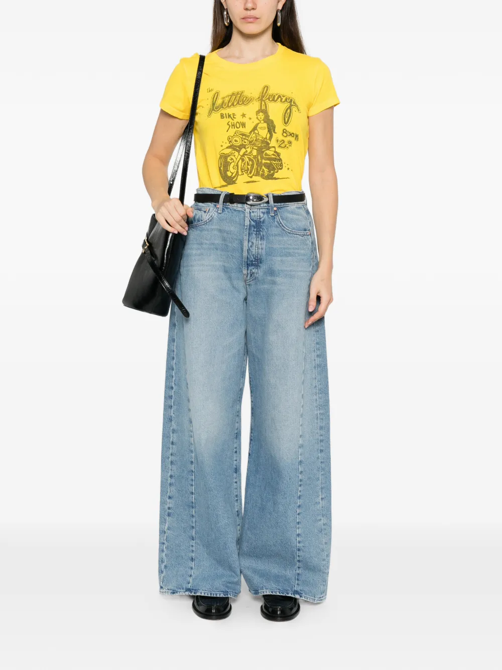 MOTHER five-pocket belt-loop jeans - Blauw