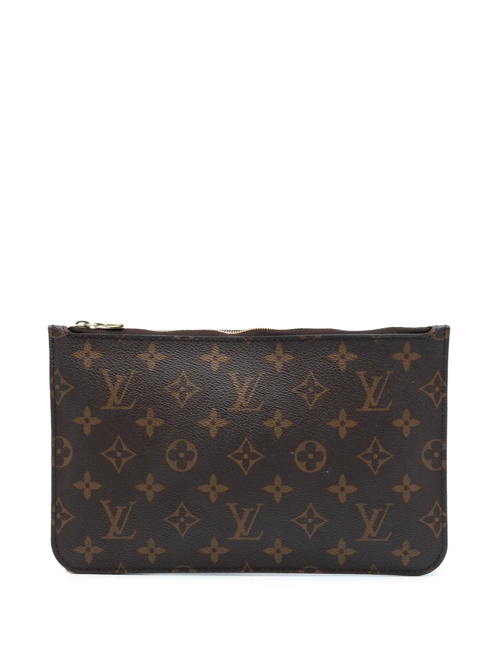 Louis Vuitton Pre-Owned 2019 Monogram Neverfull pouch - Marrone