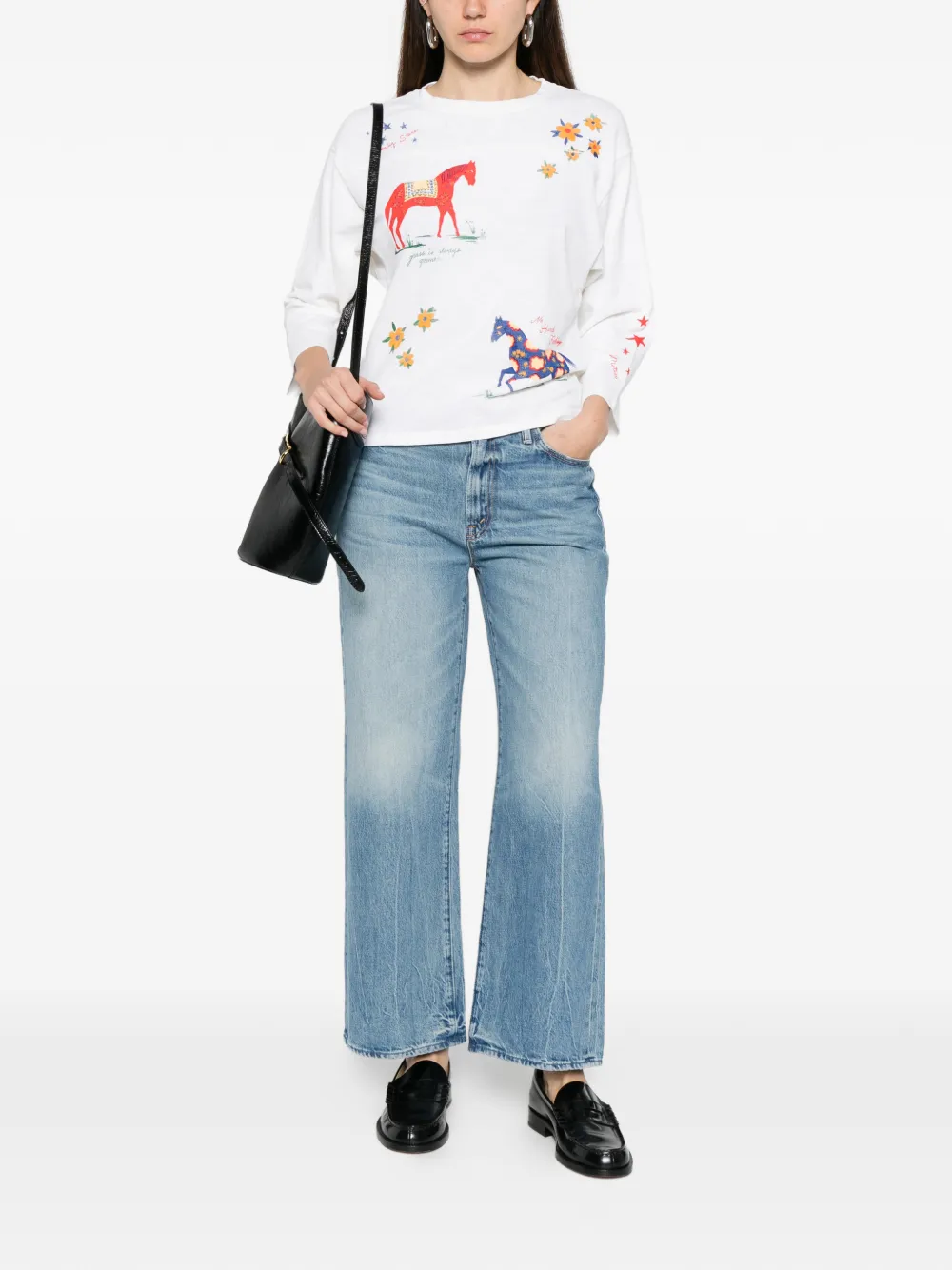 MOTHER belt-loop jeans - Blauw