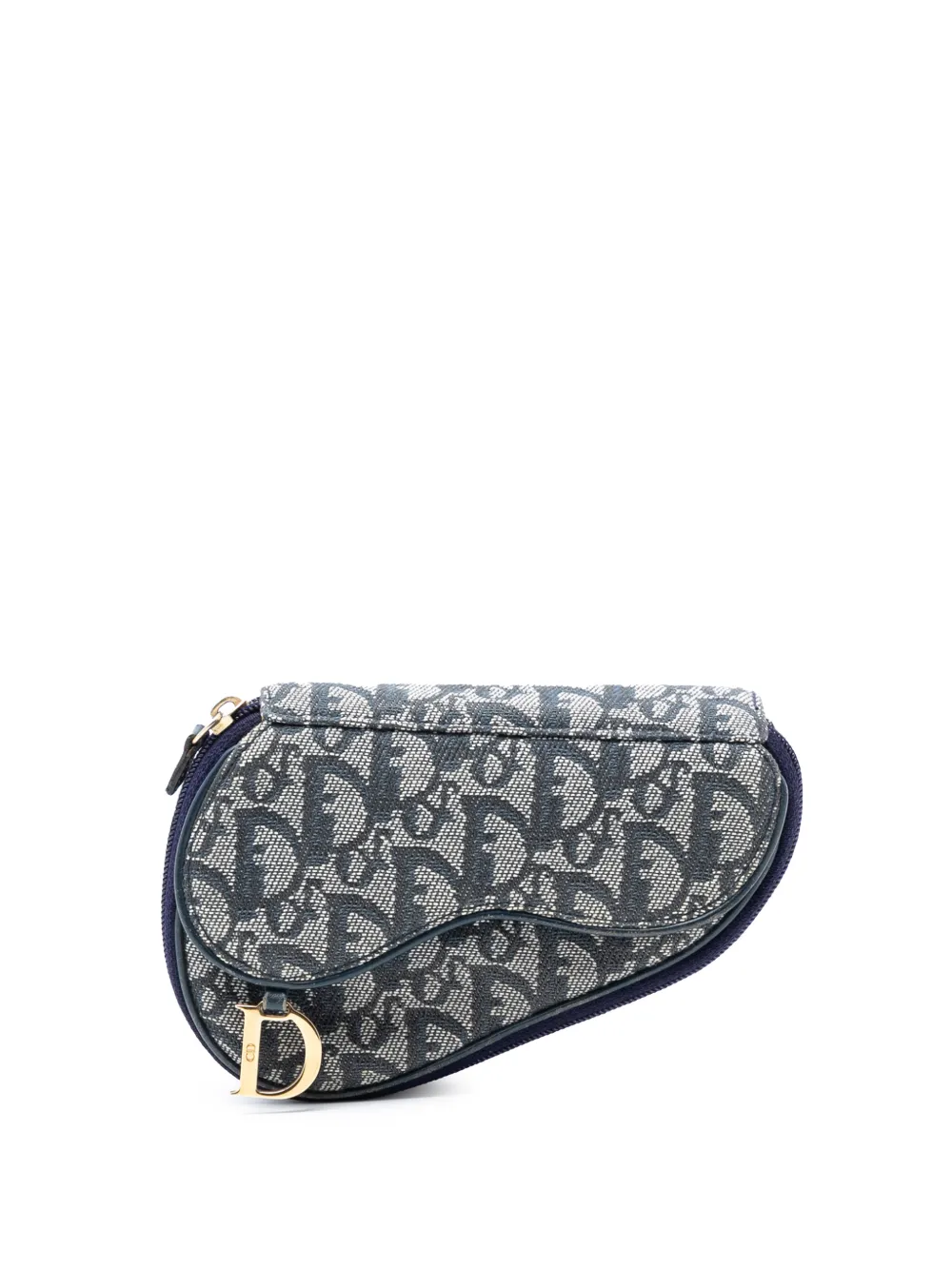 Christian Dior Pre-Owned 2000 Diorissimo Canvas Saddle pouch - Blu