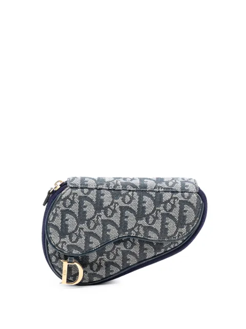 Christian Dior Pre-Owned 2000 Diorissimo Canvas Saddle pouch