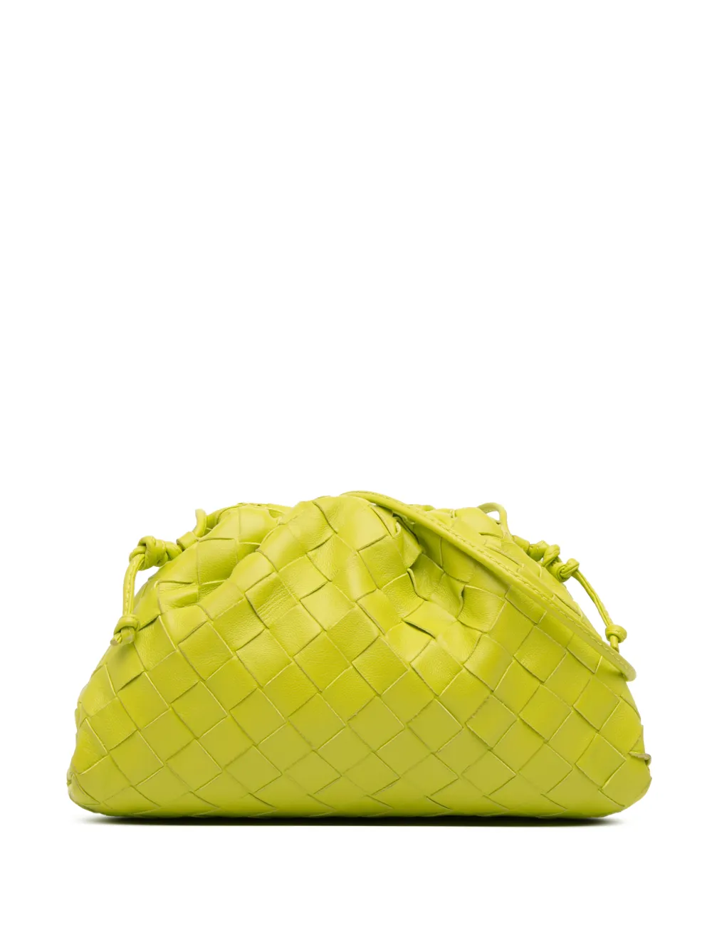 Bottega Veneta Pre-Owned 2012-2025 Nappa Intrecciato The Mini Pouch crossbody bag - Green