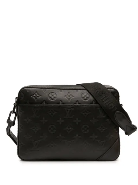 Louis Vuitton Pre-Owned 2021-2025 Monogram Shadow Duo Messenger crossbody bag