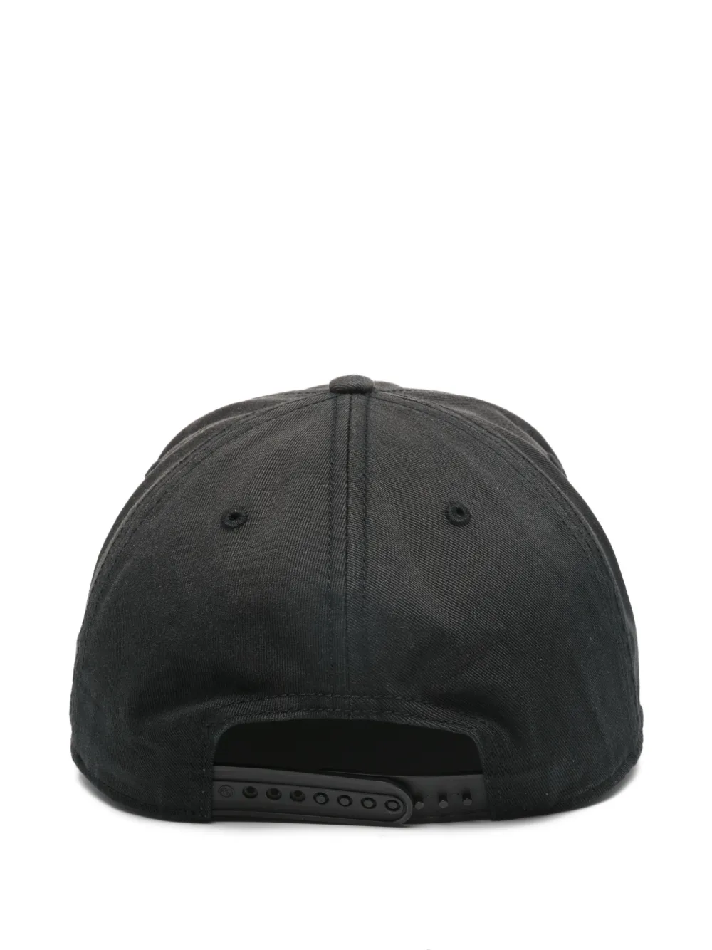 Represent embroidered baseball cap - Zwart