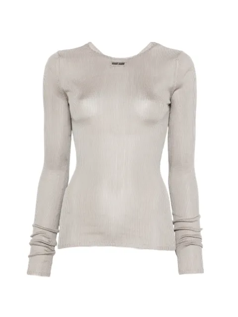 Miu Miu ribbed top