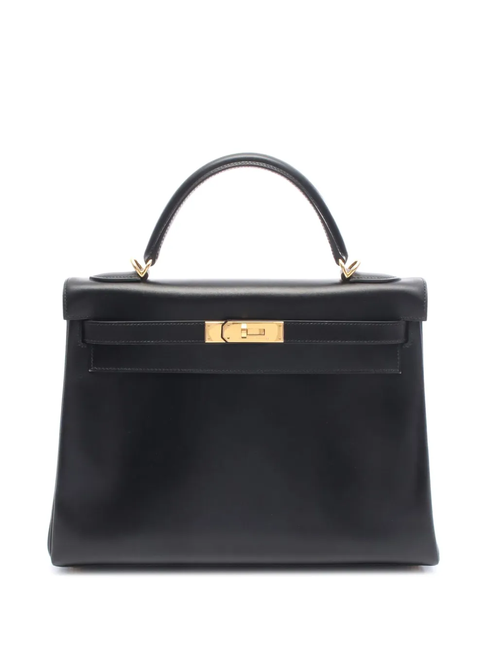 Hermès Pre-Owned 2001 Box Calf Kelly II Retourne 32 handbag - Nero