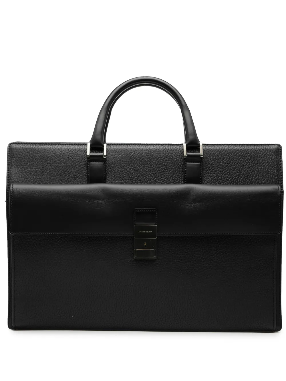Burberry Pre-Owned 2000-2017 Leather business bag - Nero