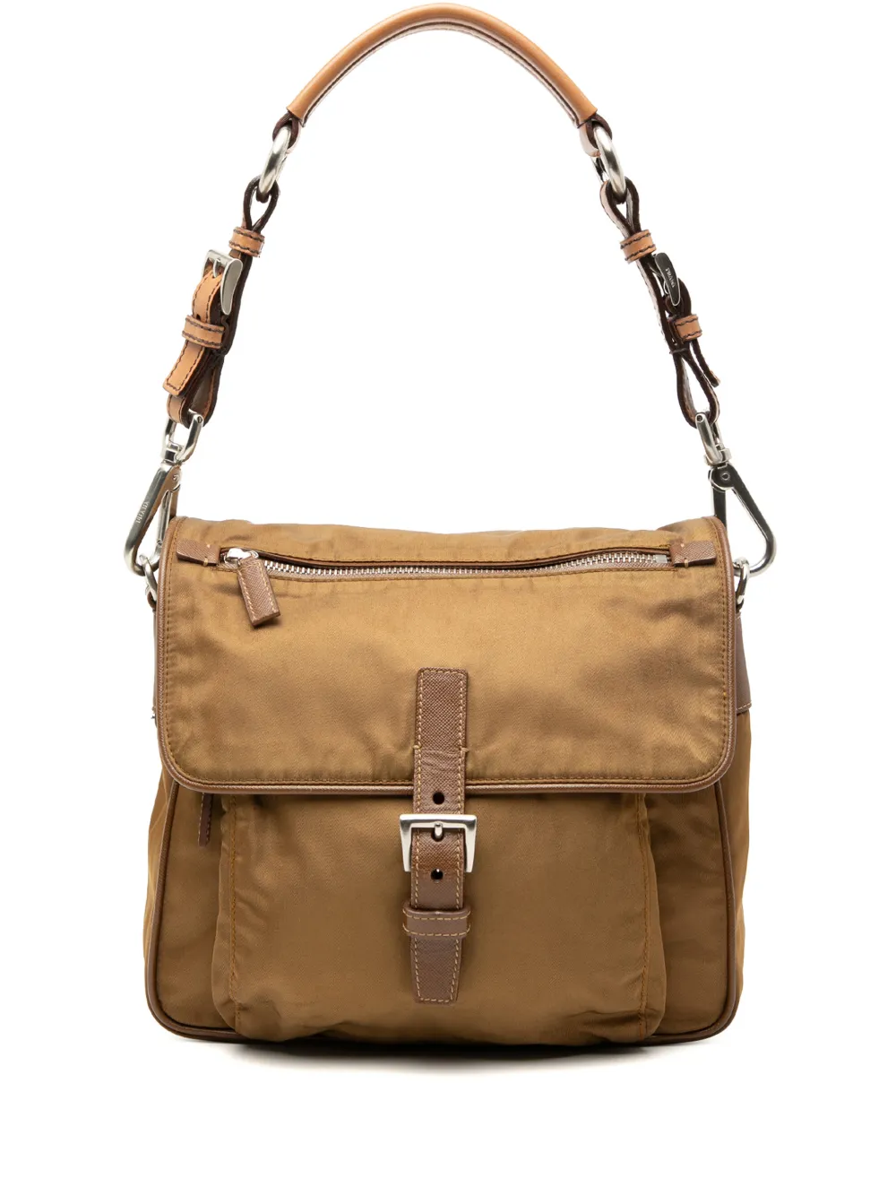 Prada Pre-Owned 2000-2013 Tessuto shoulder bag - Brown