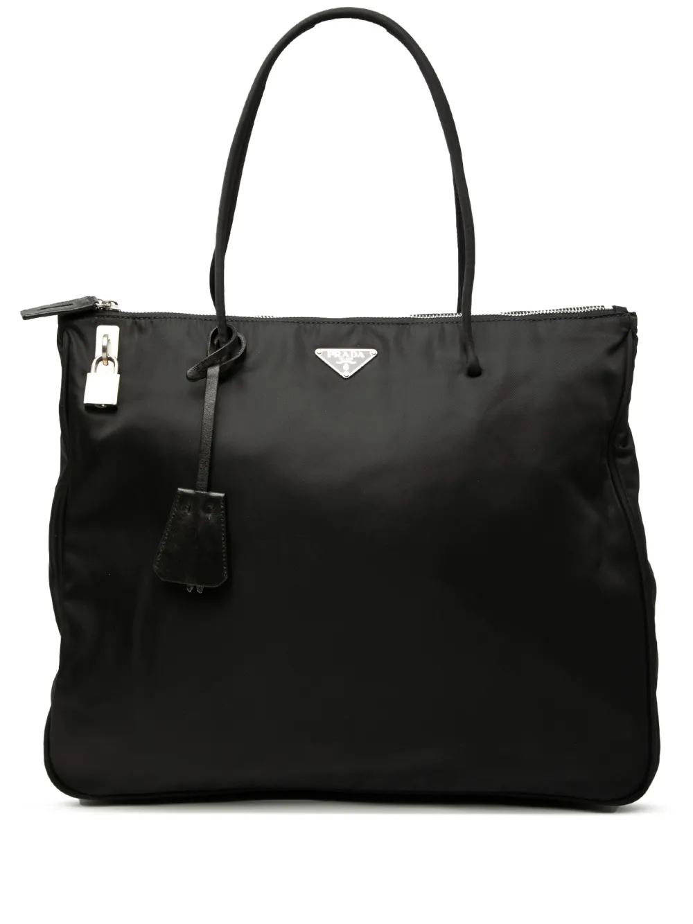 Prada Pre-Owned 2013-2025 Tessuto tote bag - Nero
