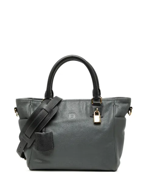 Loewe Pre-Owned bolsa satchel de piel con Anagram 2010