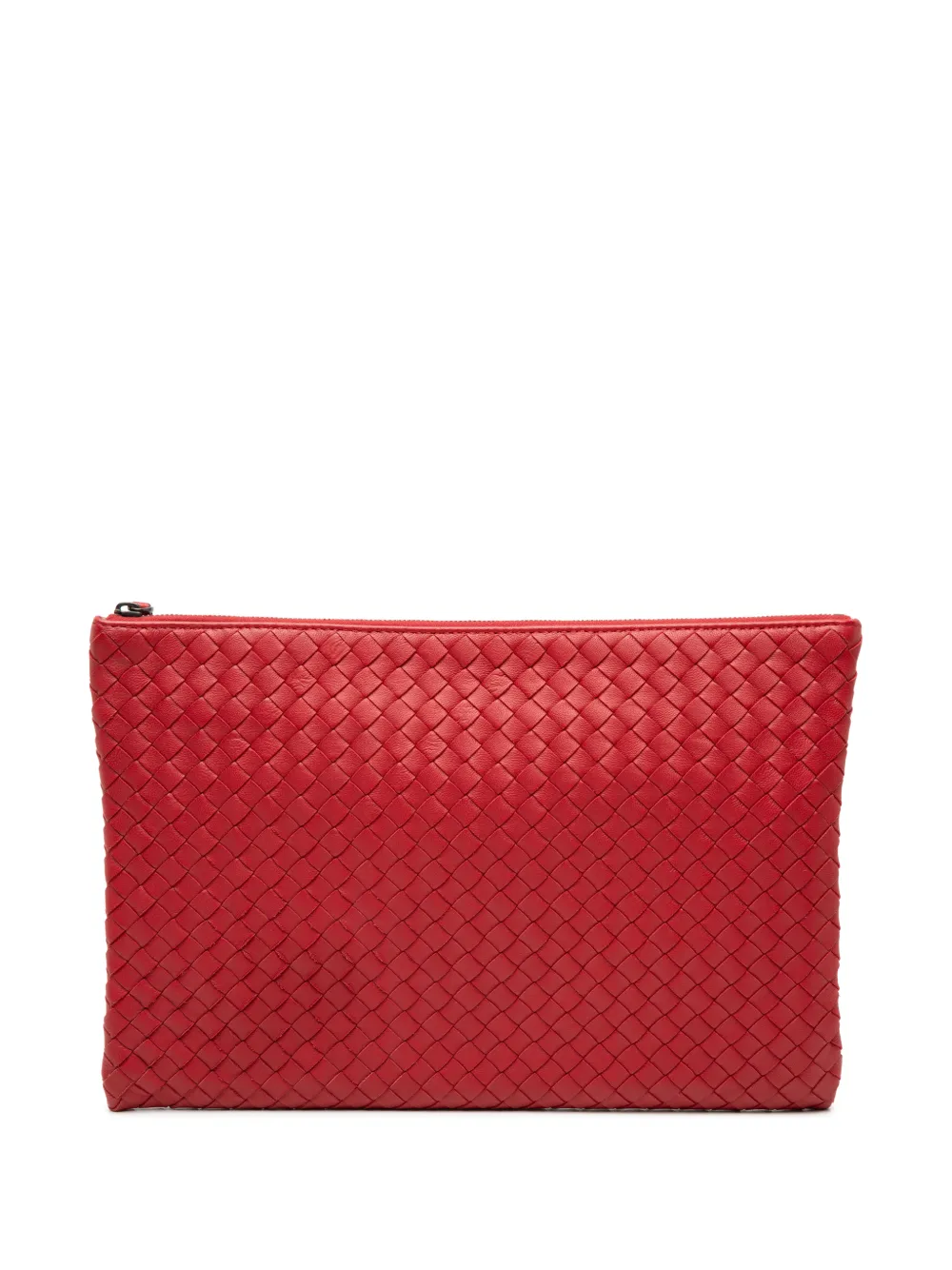 Bottega Veneta Pre-Owned 2012-2025 Nappa Intrecciato clutch bag - Rosso