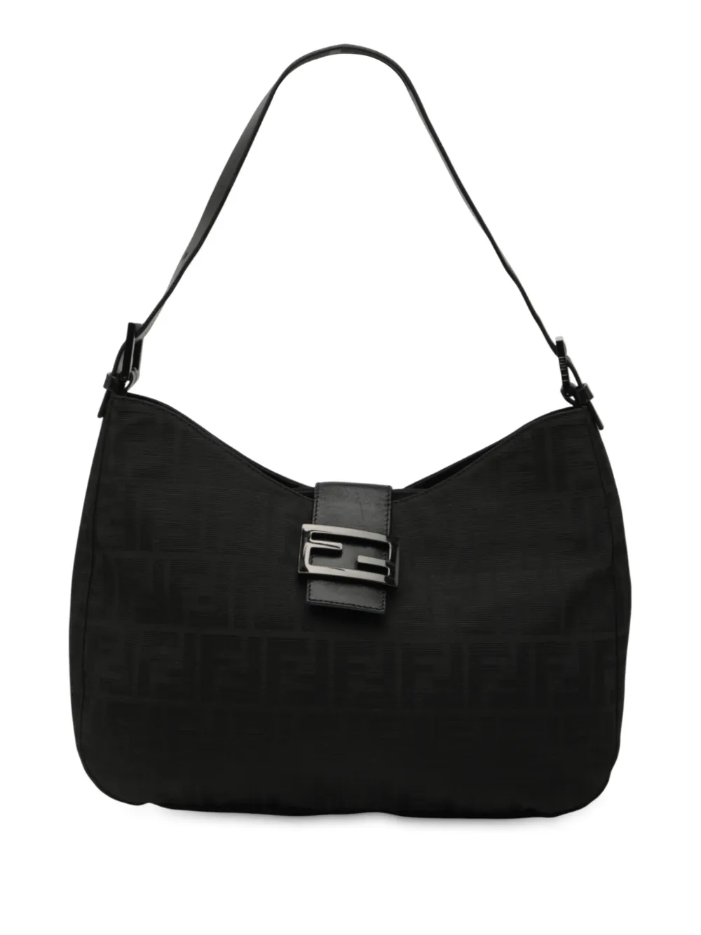 Fendi Pre-Owned 20th Century Zucca Canvas shoulder bag - Nero