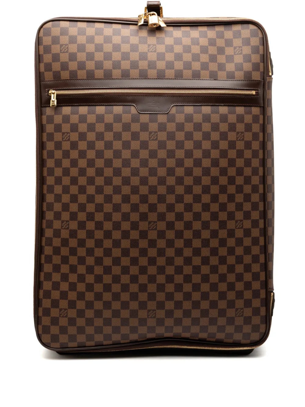 Louis Vuitton Pre-Owned 2009 Damier Ebene Pegase 65 travel bag - Marrone
