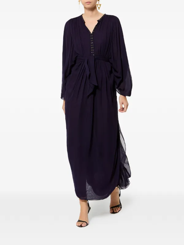 isabel marant purple dress ISABEL MARANT Melindel Dress | Purple
