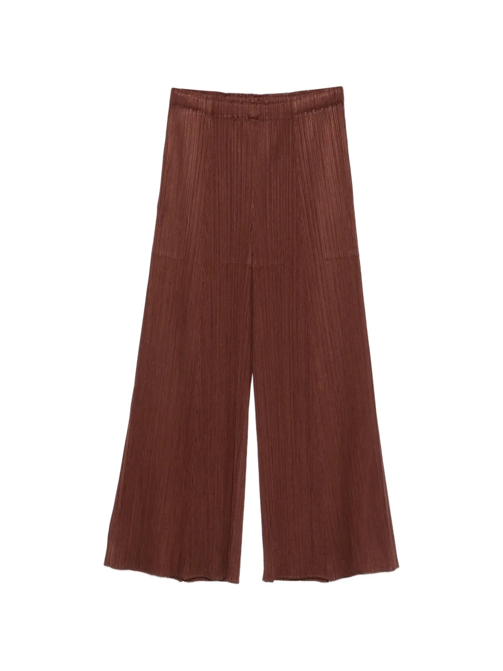 Pleats Please Issey Miyake plissé trousers - Marrone