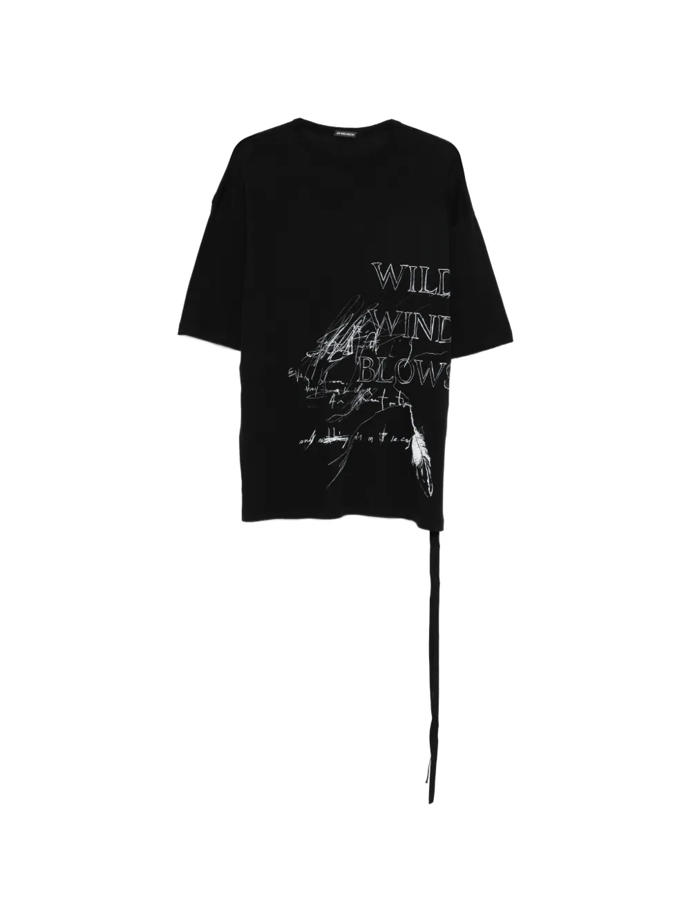 Ann Demeulemeester T-shirt Dieter - Nero