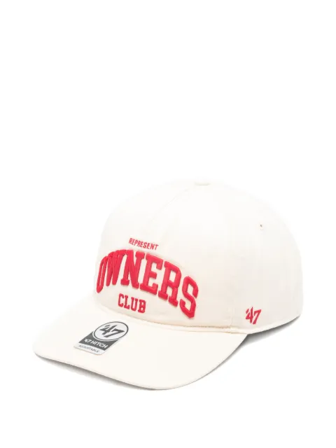 Represent casquette à motif brodé