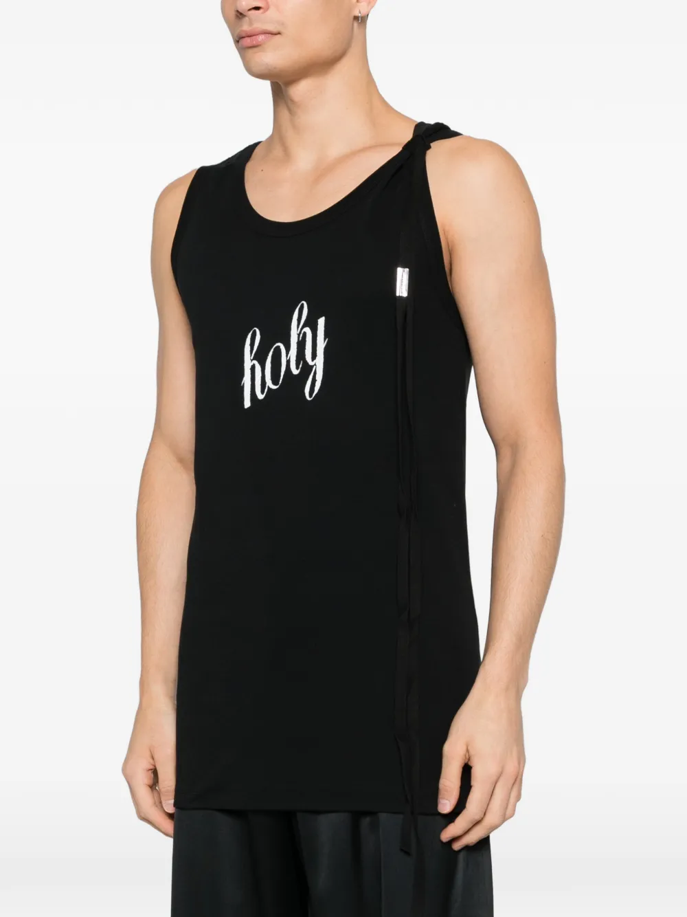  Ann Demeulemeester Seva Tank Top - Black 