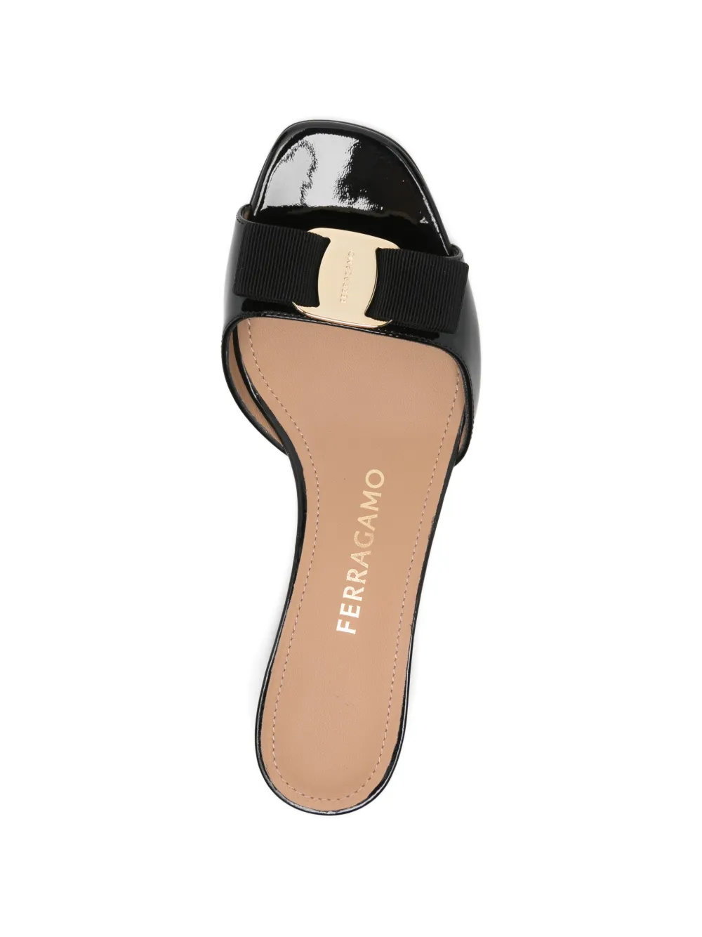 Ferragamo Sandalen met strikdetail Zwart