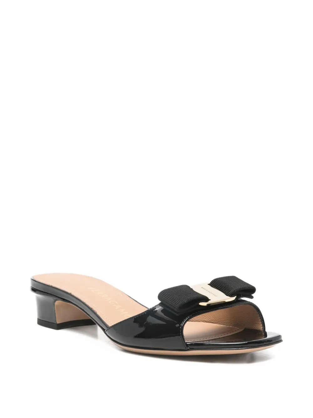 Ferragamo Sandalen met strikdetail Zwart