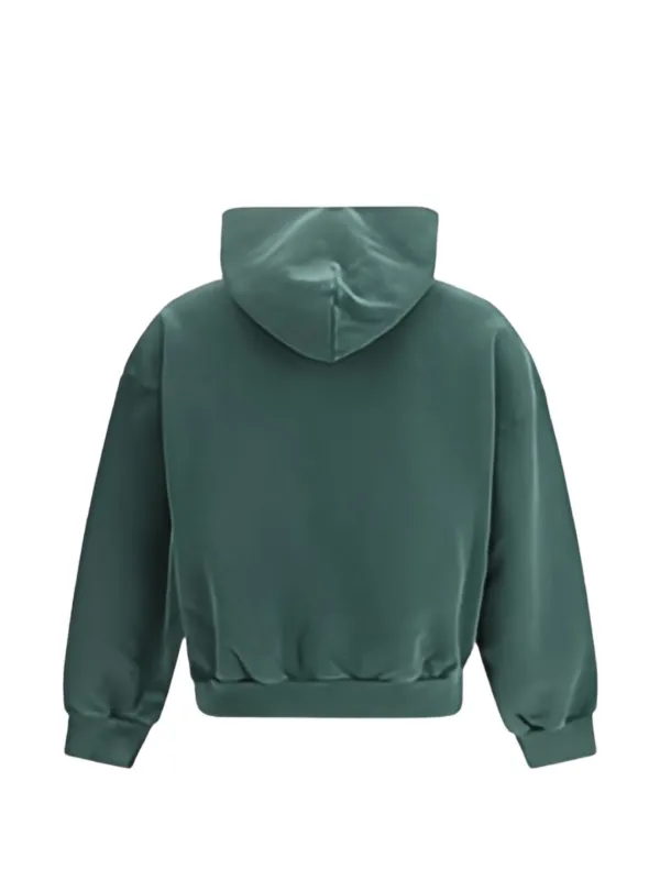 Balenciaga zip-up Hooded Sweater | Green | FARFETCH